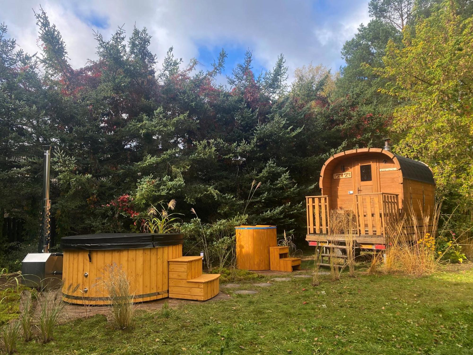 Szeroki Bor Oaza W Puszczy Z Sauna, Bania I Jacuzzi מראה חיצוני תמונה